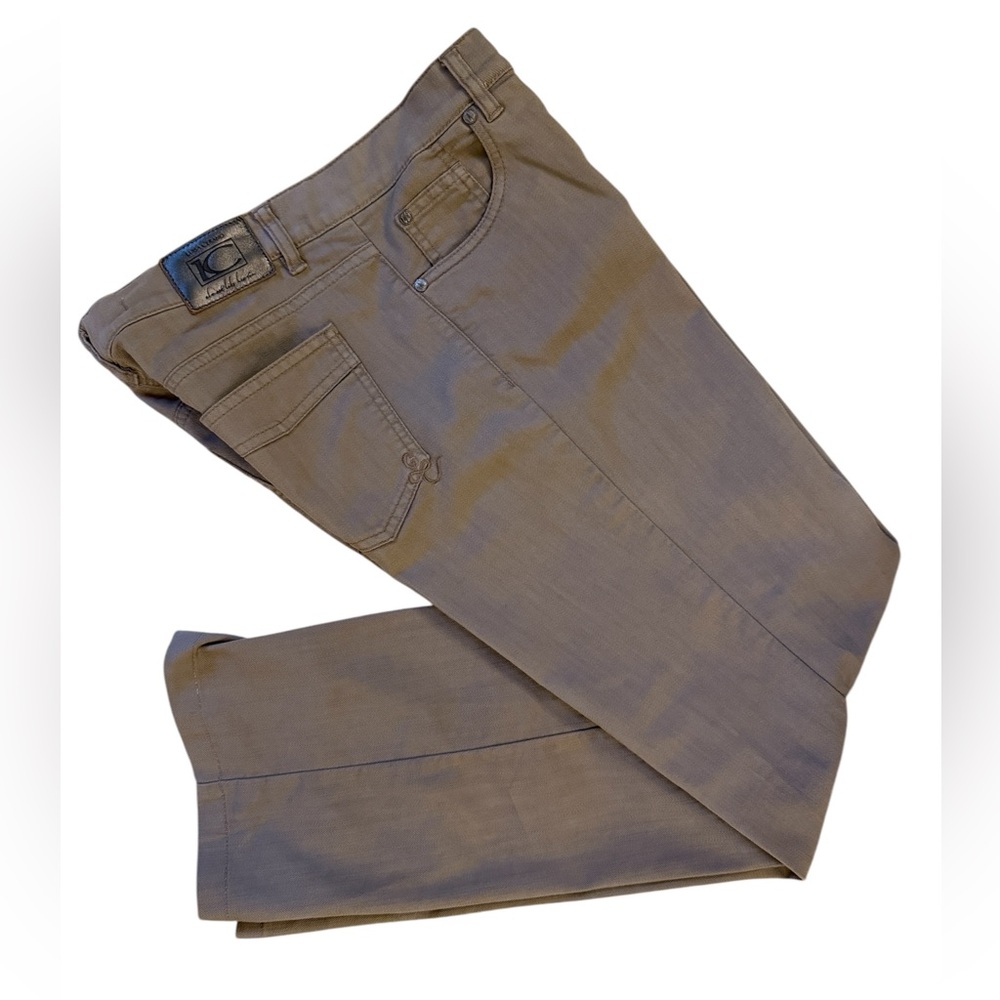 Louisa Cerano boot cut minimalist Denim pants. Size 10. Germany Designer